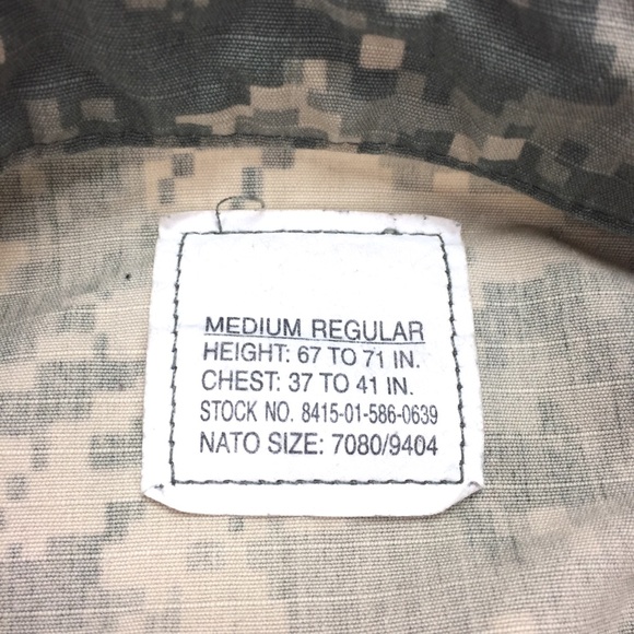 LOT OF 3 used ACU Army Combat Jacket, Medium - Picture 4 of 4